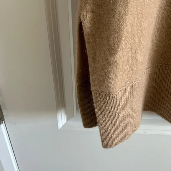 VINCE Tan 100% Cashmere Sweater XS - Picture 6 of 10